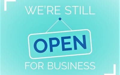 Covid-19 Update – We are Open for Business